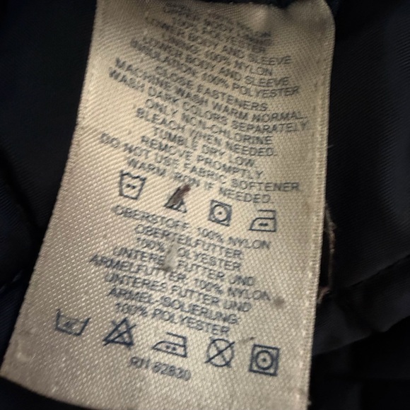 Lands' End Unisex Kids Maroon Blue Squall Jacket, Size 6X-7, MSRP $109 - Picture 5 of 5